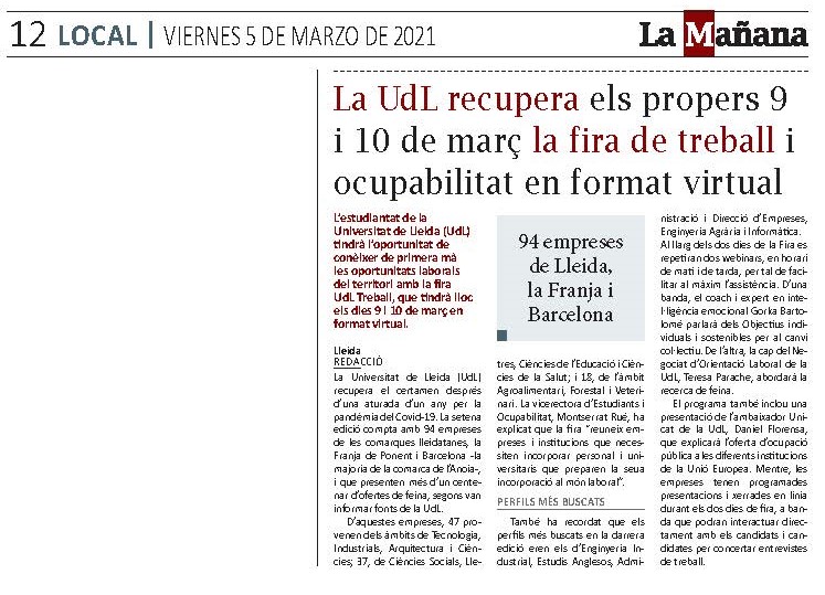 LA MAÑANA_5 MARÇ